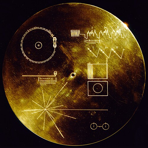 Voyager Golden Record (NASA JPL, Public Domain)